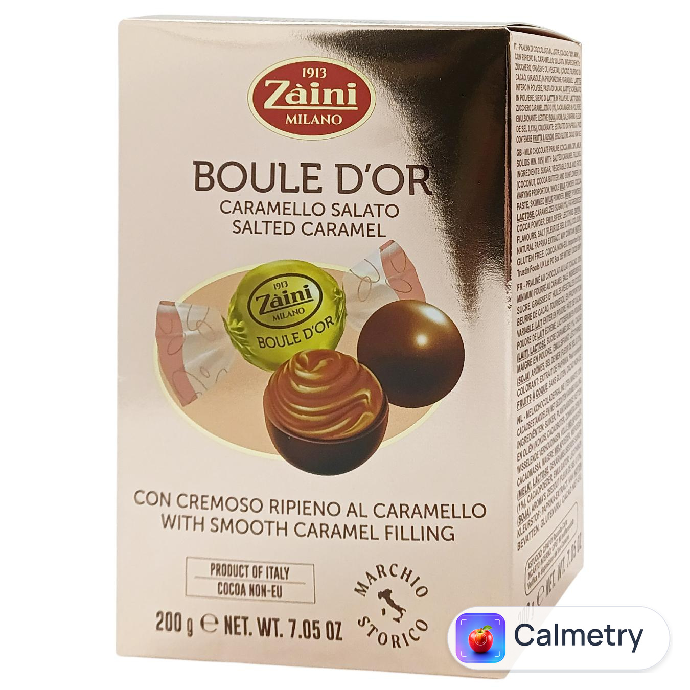 Цукерки Zaini Boule d'Or з солоною карамеллю 200г