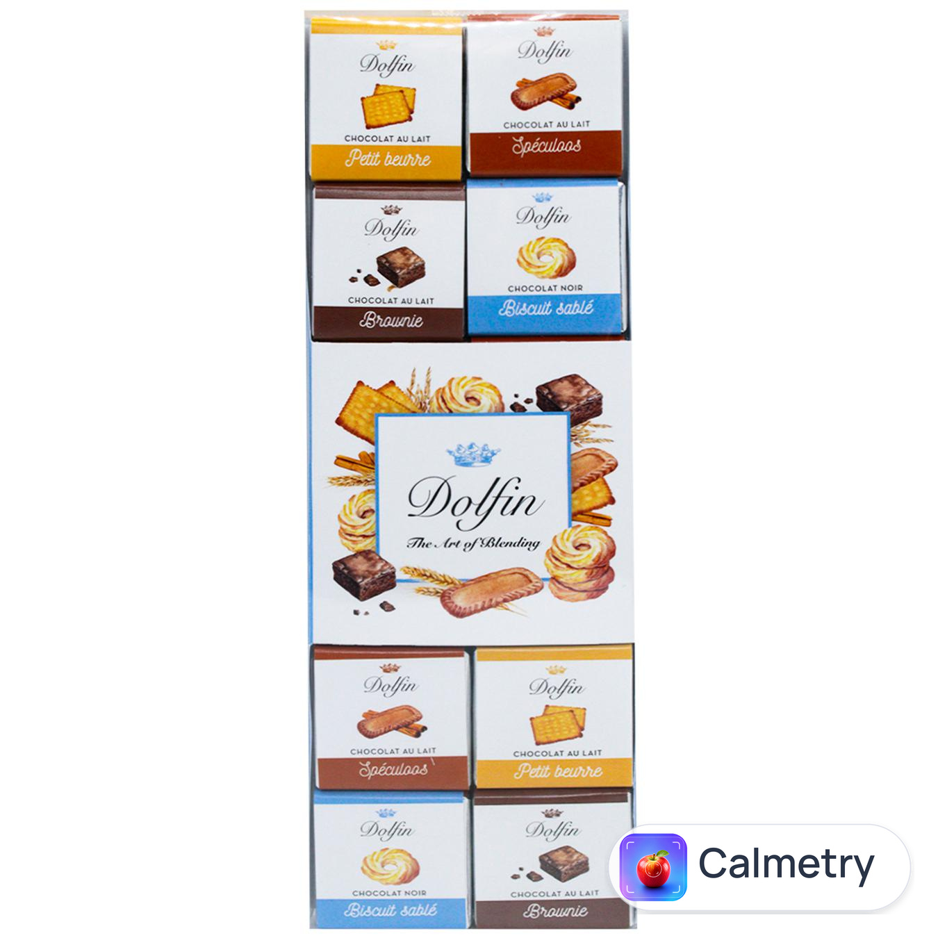 Набір шоколаду Dolfin Biscuits асорті 108г