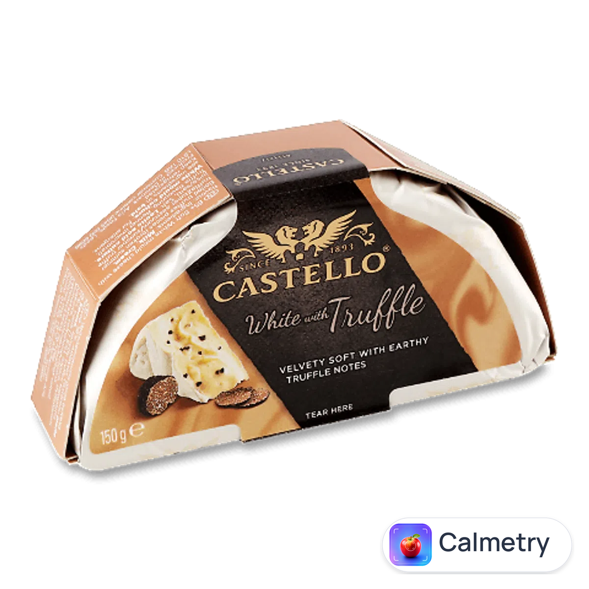 Сир Castello з білою пліснявою і трюфелем 65% 150г