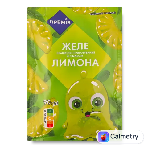 Желе «Премія»® зі смаком лимона 90г