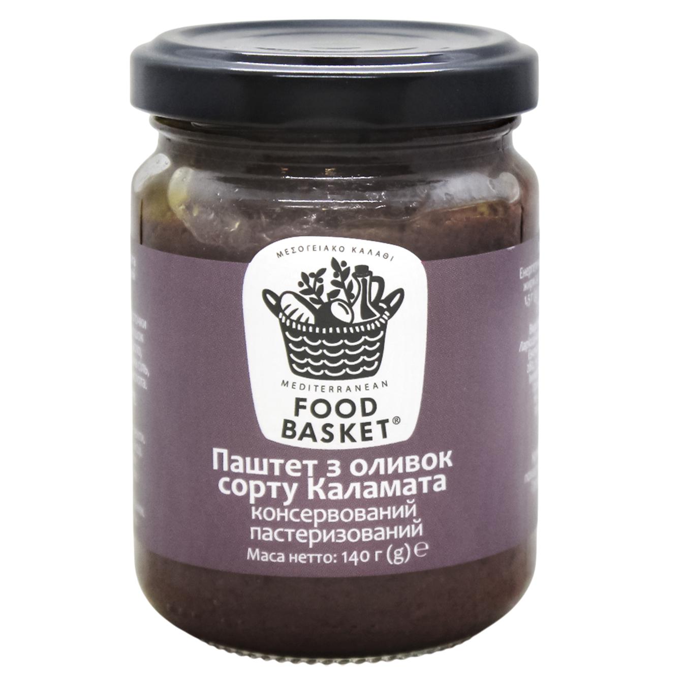 Паштет з оливок Food basket Каламата 156г — фото продукту