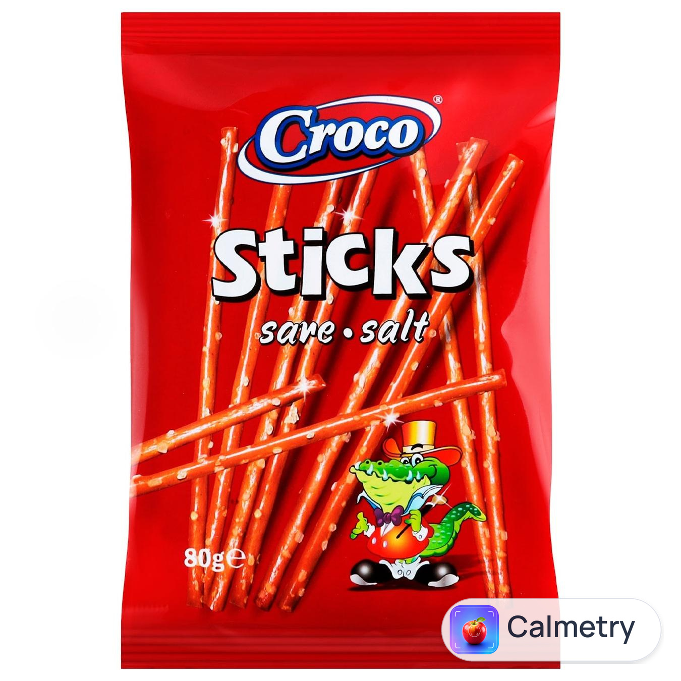 Соломка Croco Sticks солона 80г — фото продукту