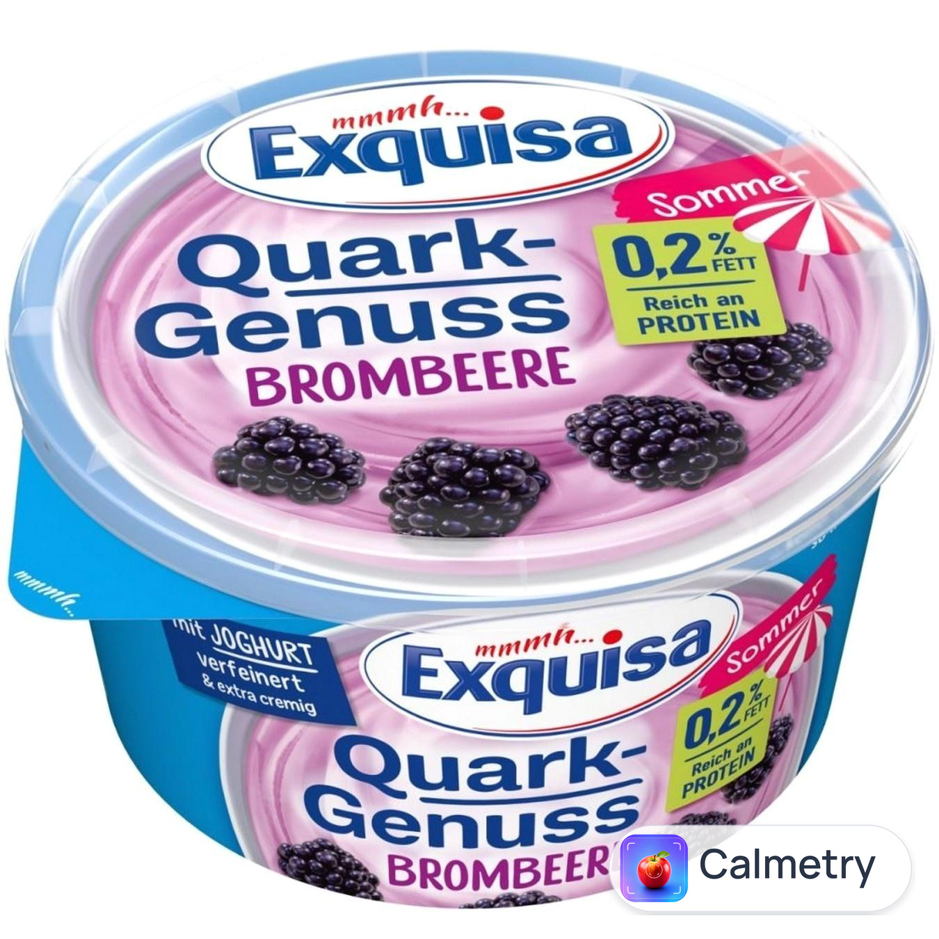 Десерт сирковий Exquisa Quark-Genuss ожина 0,2% 500г