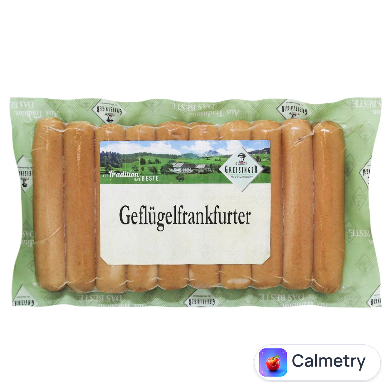 Сосиски Greisinger Франкфуртські з індички 300г — фото продукту