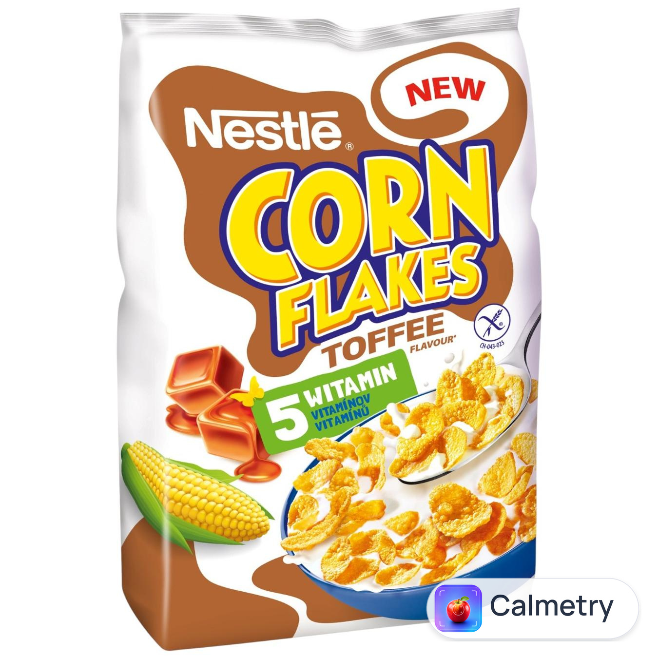 Сніданок сухий Corn Flakes зі смаком тофі з вітамінами 400г