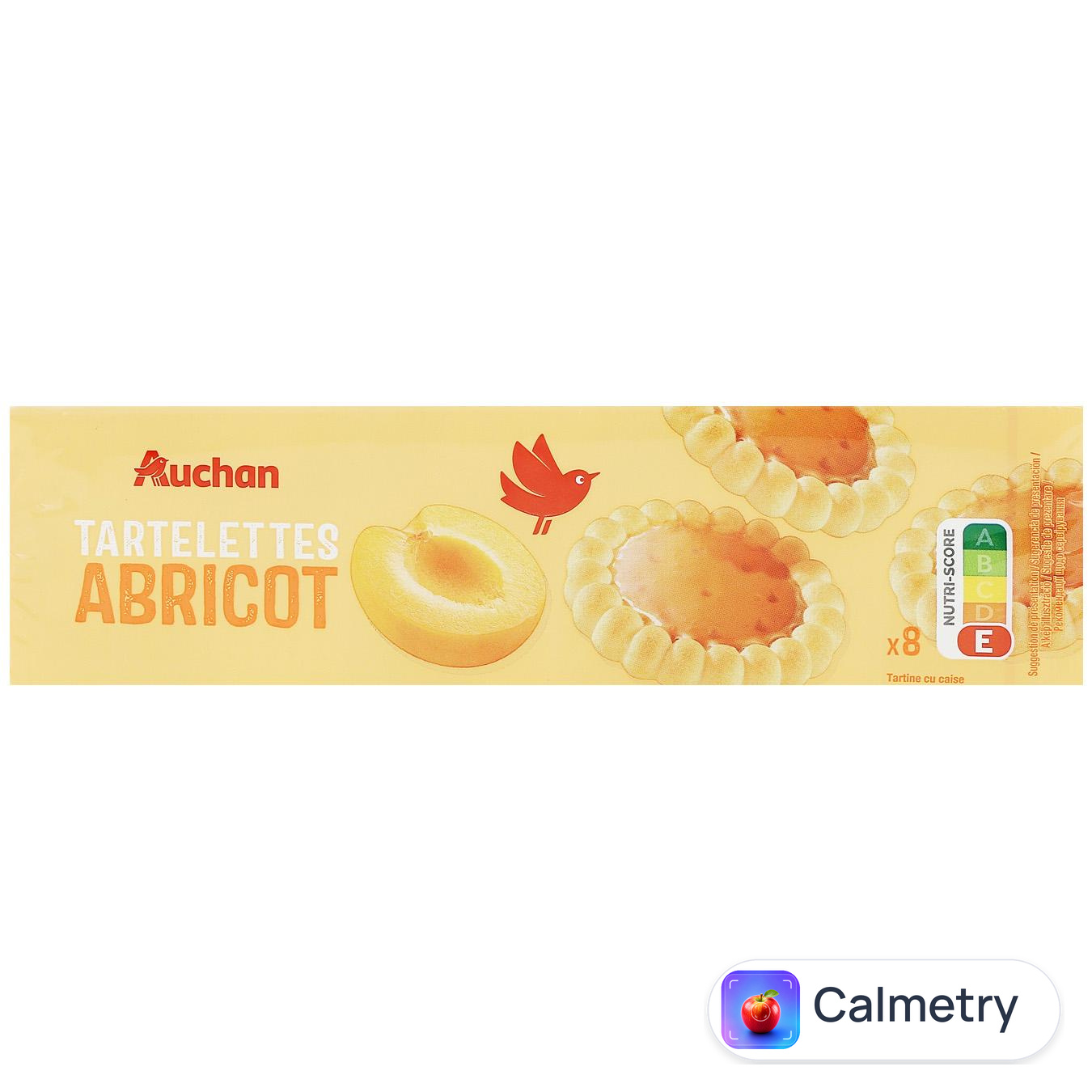 Тарталетки Auchan з абрикосом 150г