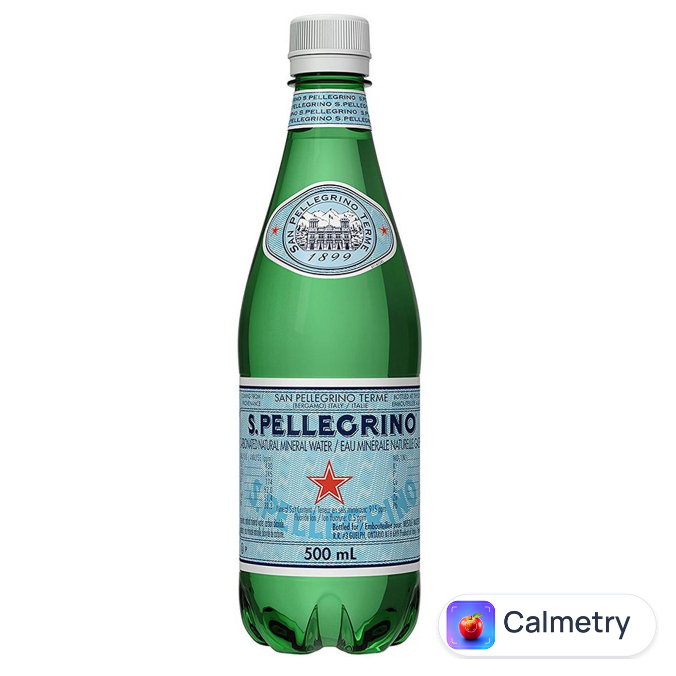 Вода мінеральна S.Pellegrino сильногазована 0,5л
