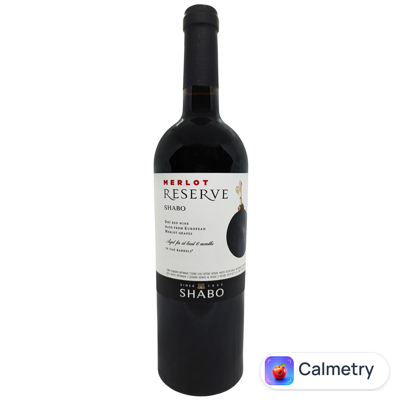 Вино Shabo Merlot Reserve червоне сухе 14% 0,75л — фото продукту