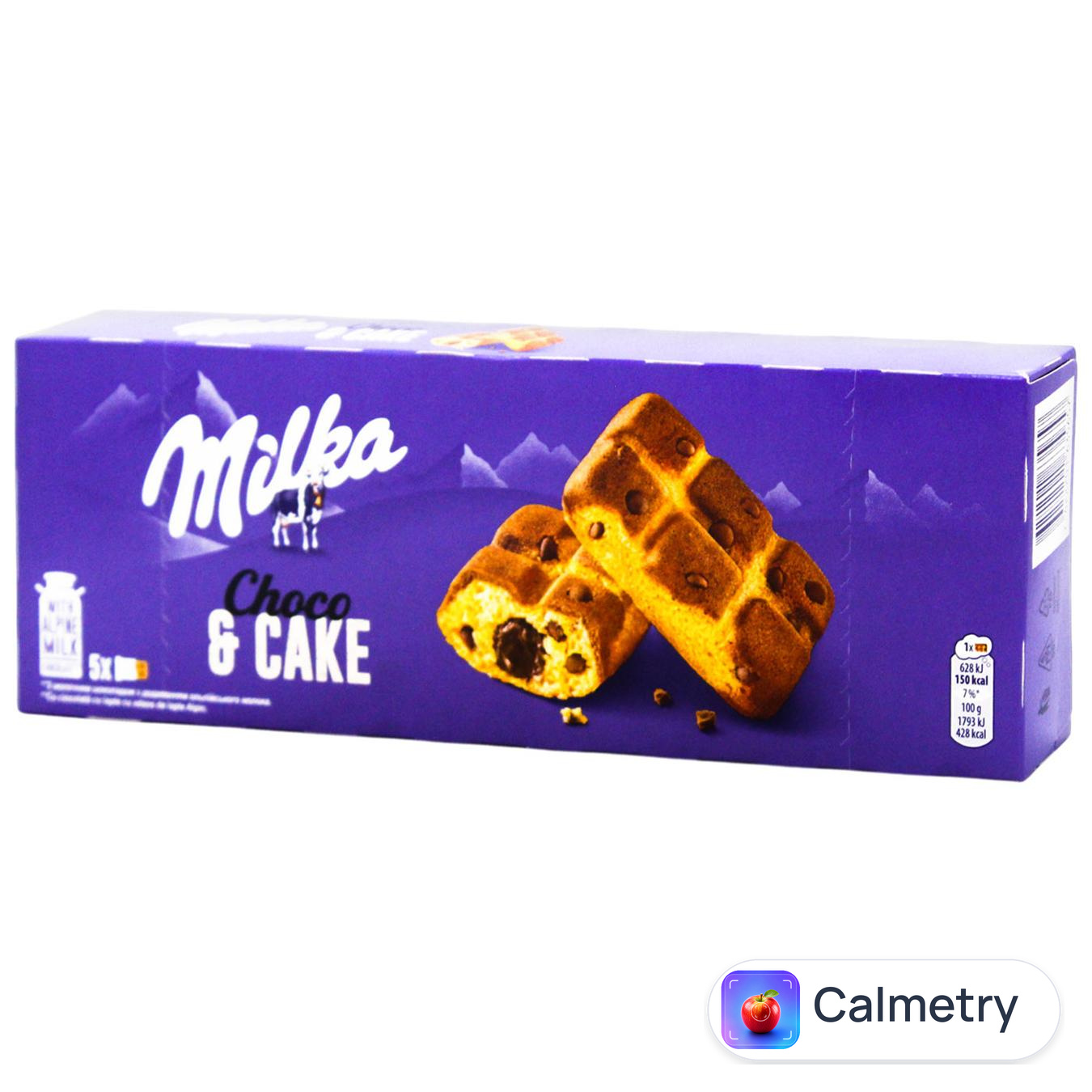 Тістечко Milka бісквіт з шоколадною начинкою 175г — фото продукту