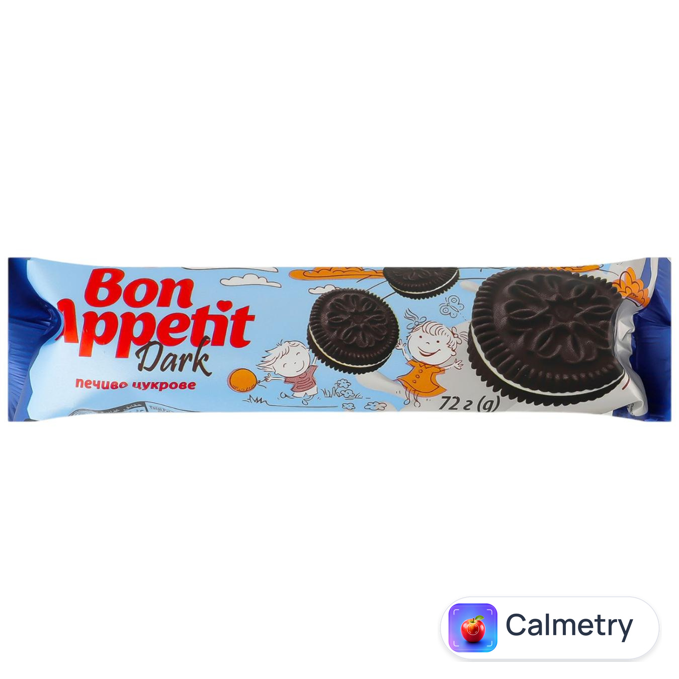 Печиво KBF Dark Bon Appetit цукрове 72г