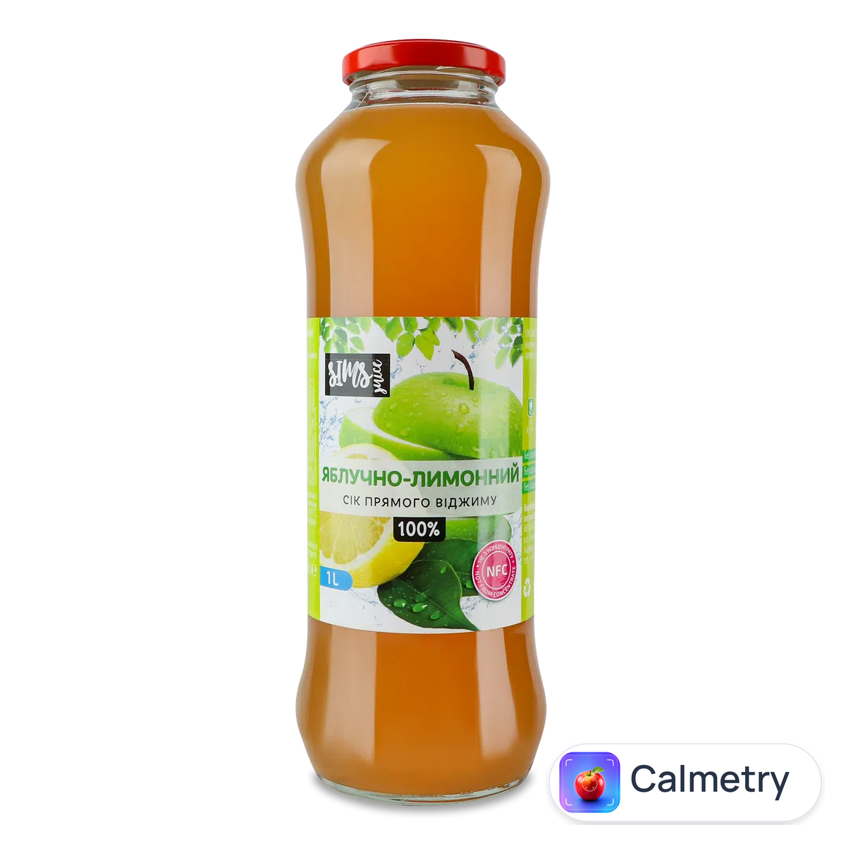 Сік Sims Juice яблучно-лимонний 1л