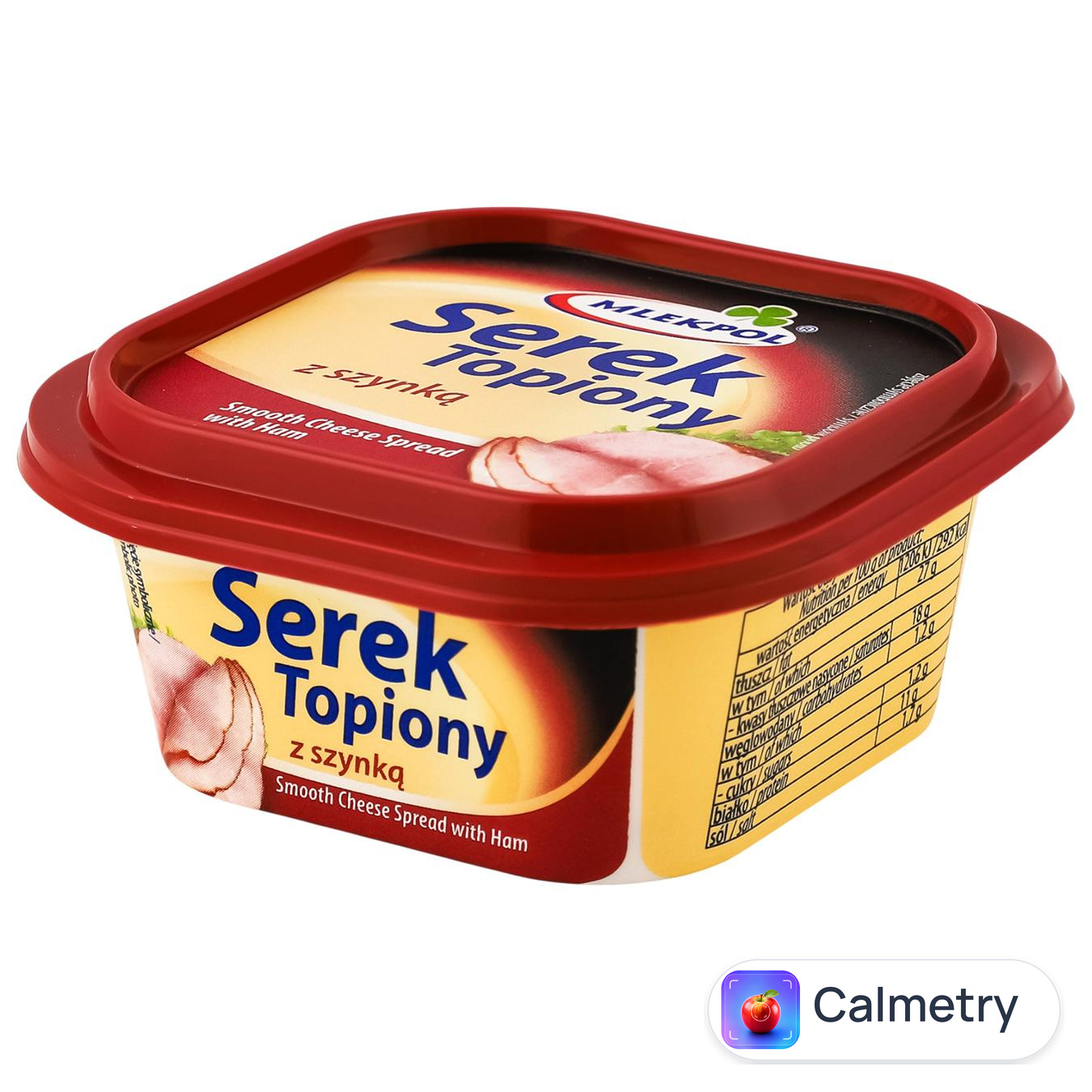 Сир плавлений Mlekpol Курпянка з шинкою 100г