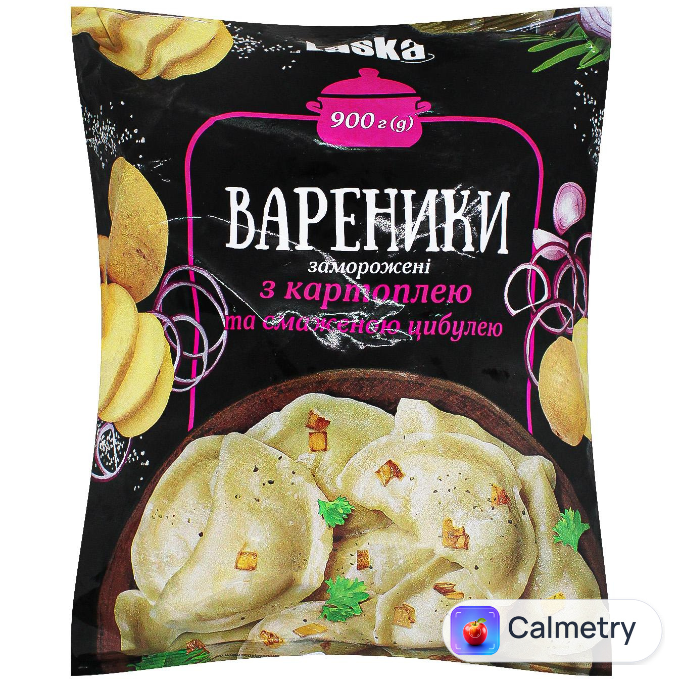 Вареники Laska з картоплею та смаженою цибулею 900г