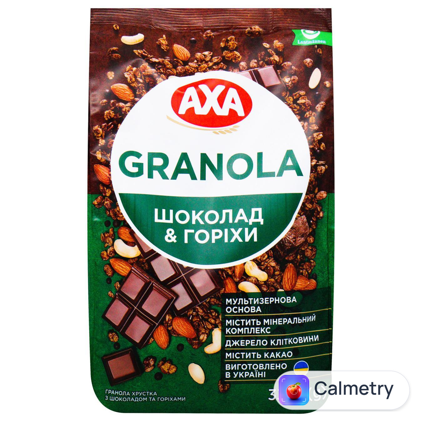 Гранола AXA хрустка з шоколадом та горіхами 330г