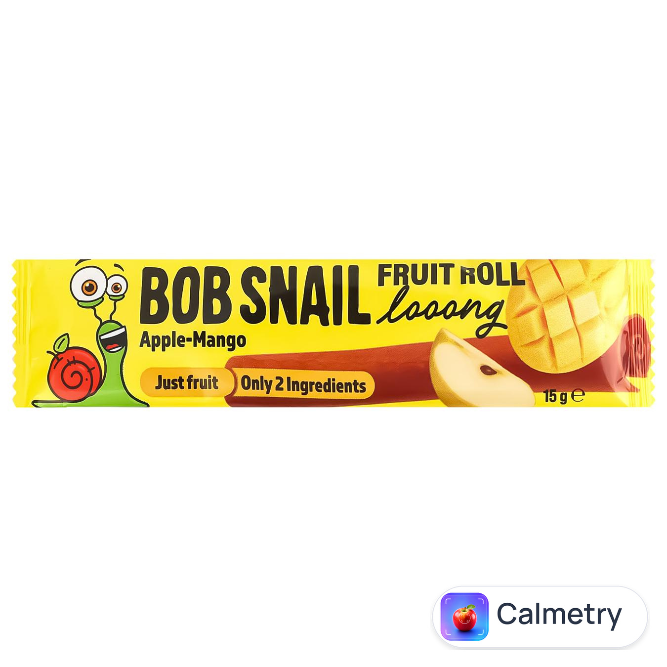 Цукерка фруктова Bob Snail Fruit Roll Дооовга Яблуко‑манго 15г
