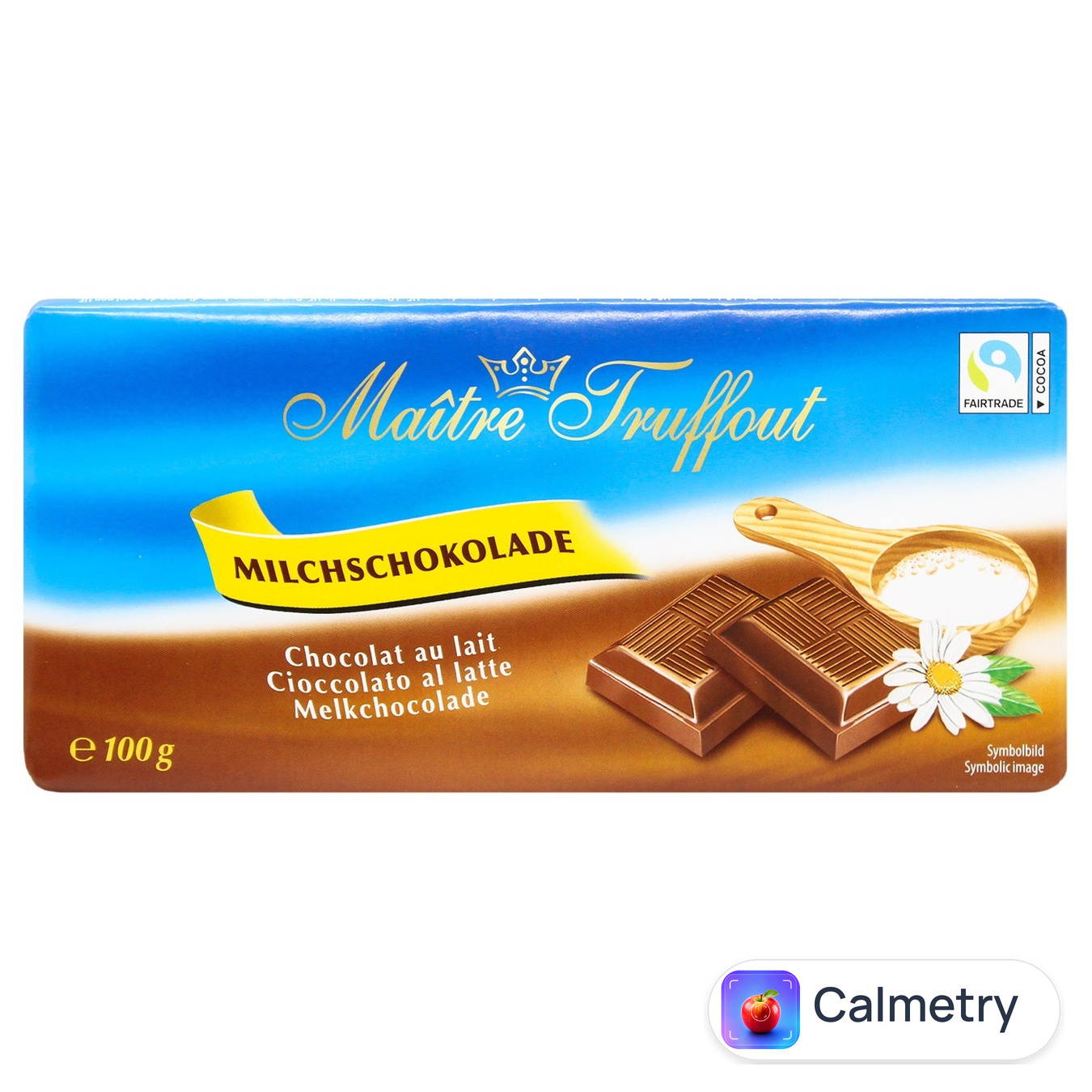 Шоколад молочний Maitre Truffout 100г
