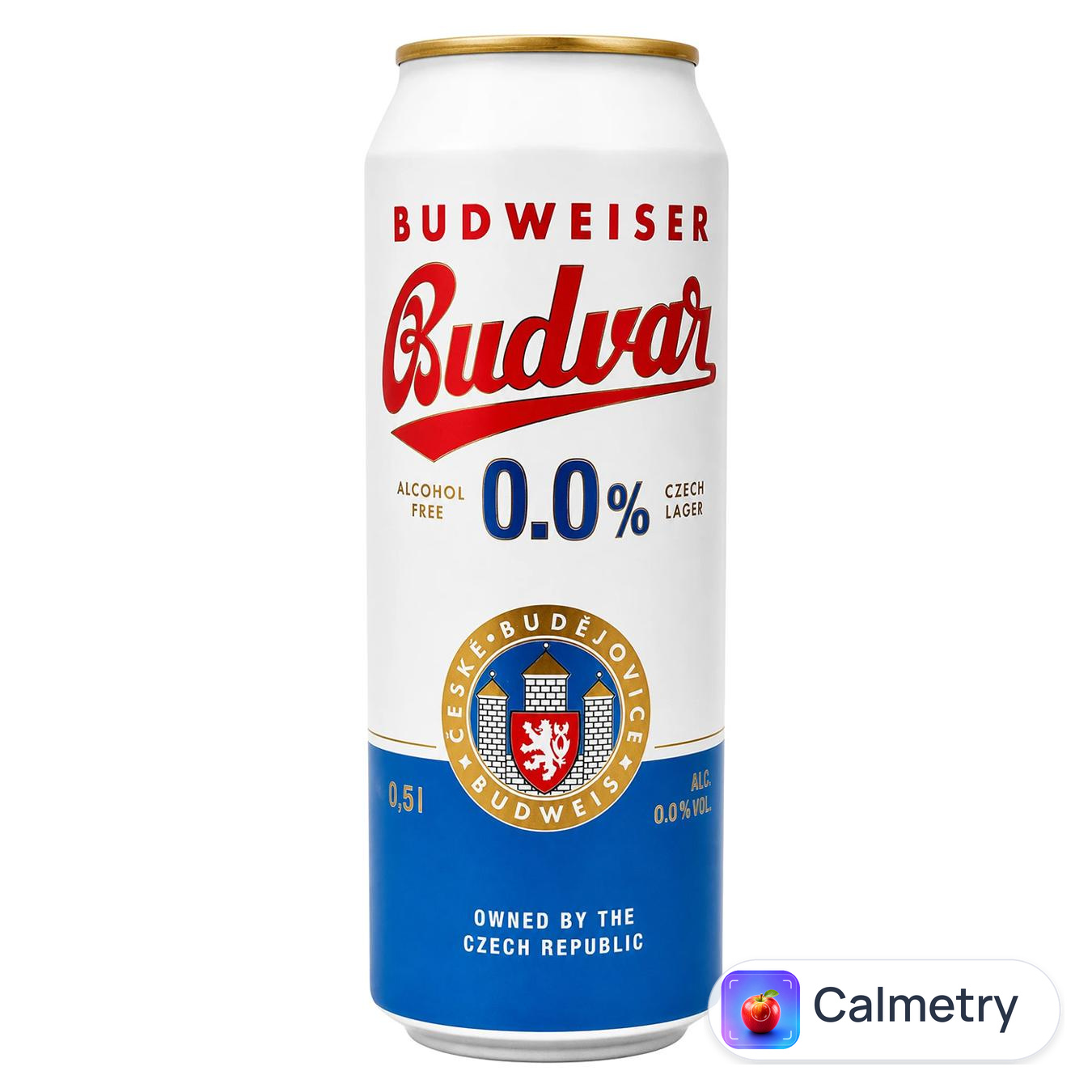 Пиво Budweiser Budvar світле безалкогольне 0,5л — фото продукту