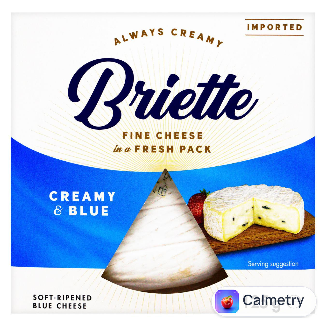 Сир Briette Creamy & Blue 60% 125г — фото продукту