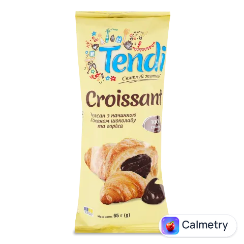 Круасан Tendi з начинкою зі смаком шоколаду та горіха