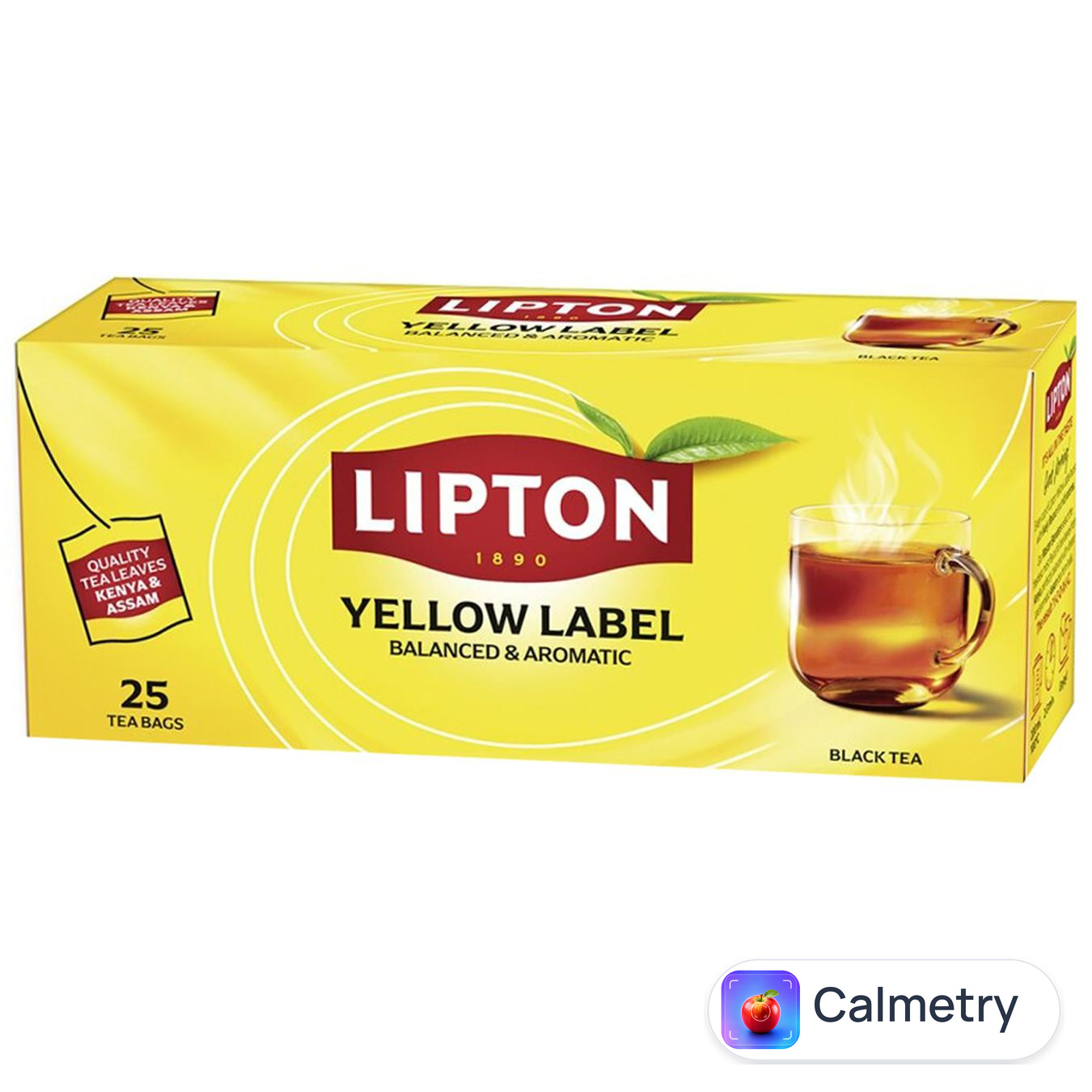 Чай чорний Lipton Yellow Label 2г*25шт — фото продукту