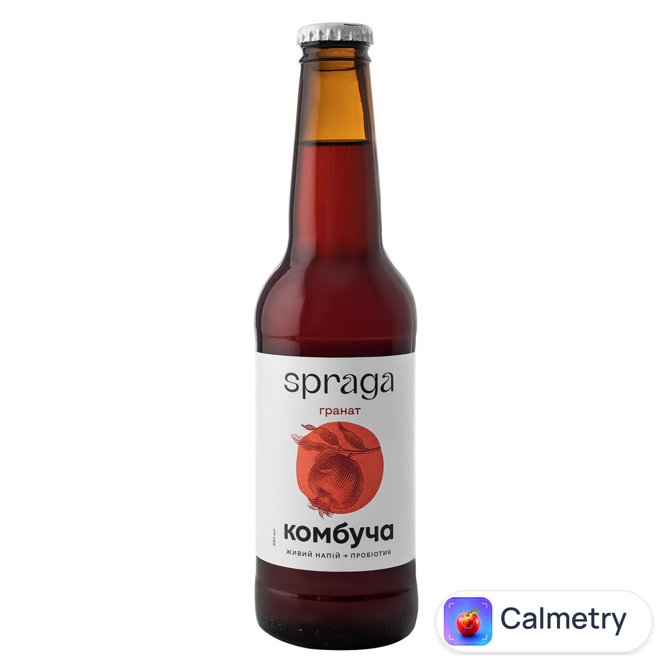 Комбуча Spraga Гранат 0,33л — фото продукту