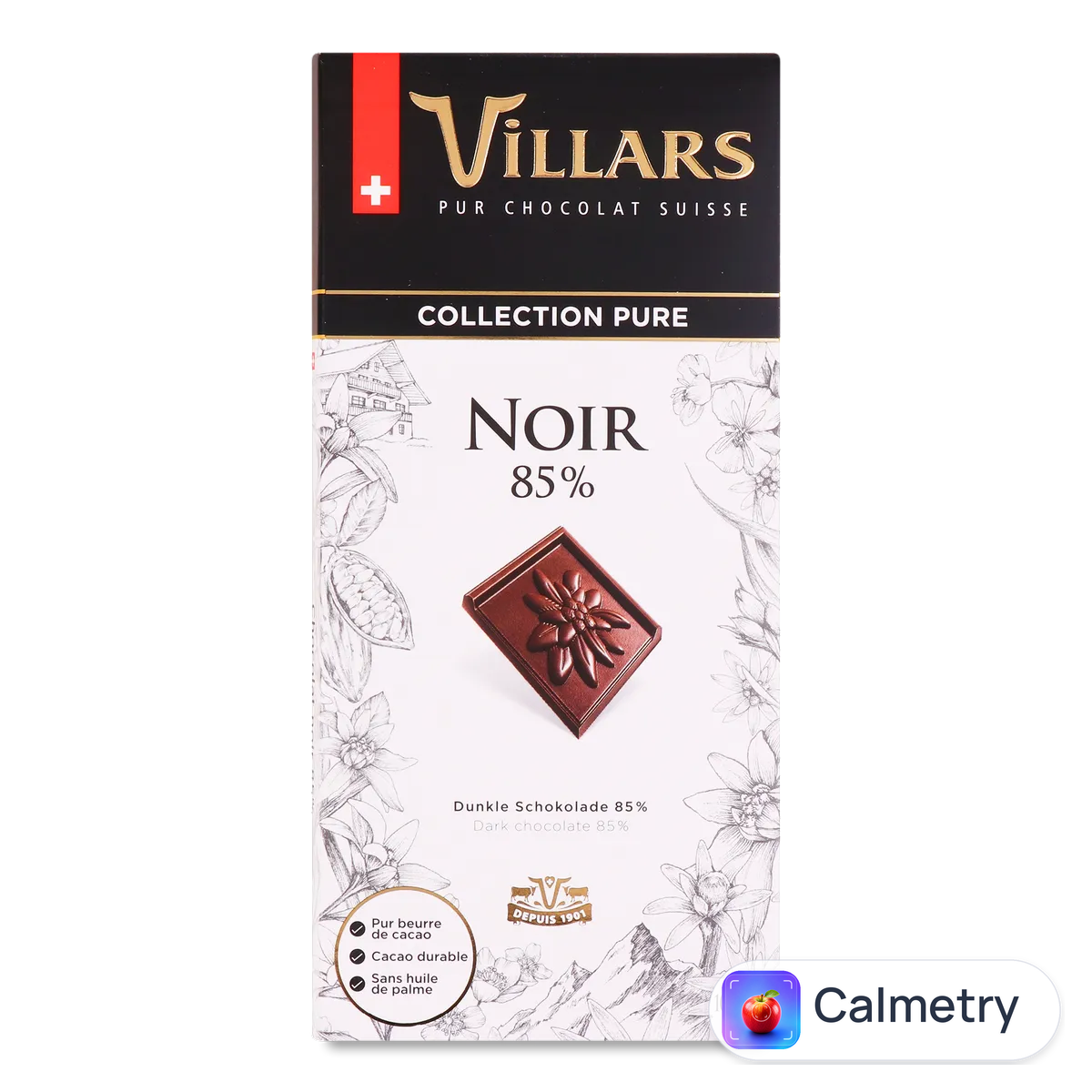 Шоколад чорний Villars 85% 100г