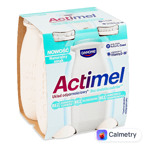 Напій кисломолочний Actimel вітамінами В6 D 1,6%, 4*100г