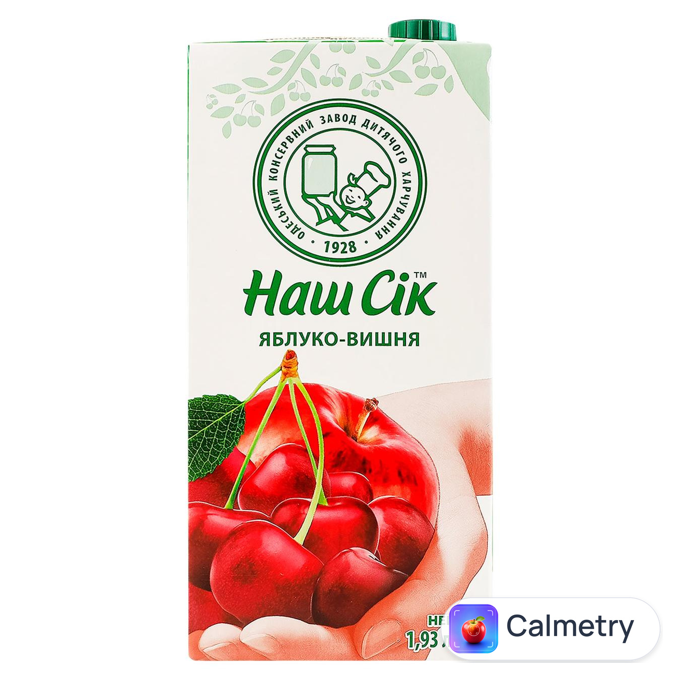 Нектар Наш Сік яблуко-вишня 1,93л