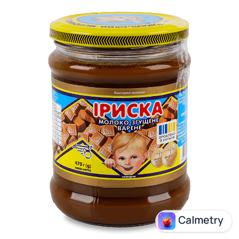 Молоко згущене Первомайський МКК Іриска варене н/ж, 470г