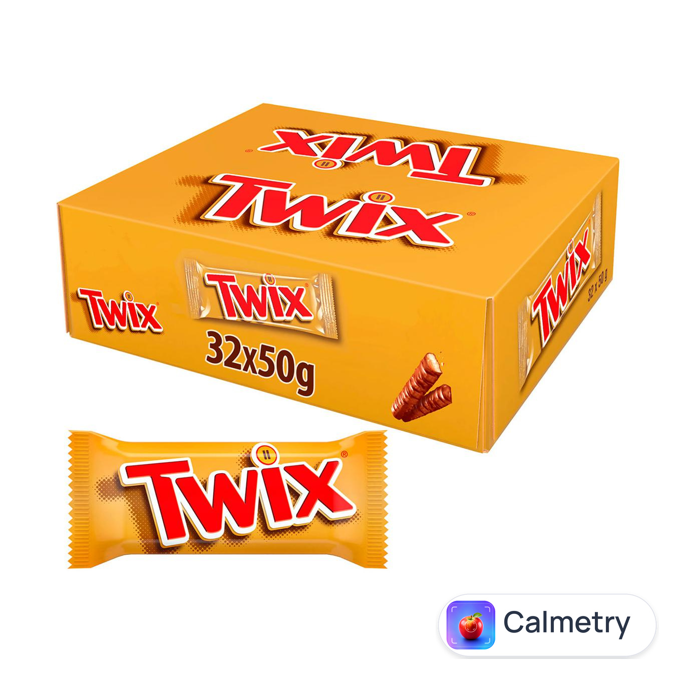 Печиво Twix пісочне з карамеллю вкрите молочним шоколадом 50г — фото продукту