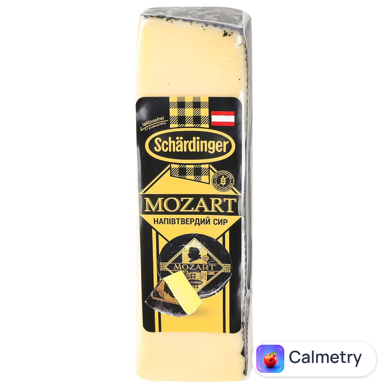 Сир Schardinger Mozart напівтвердий 50%
