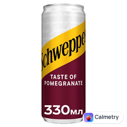Напій Schweppes гранат сильногазований з/б, 0,33л