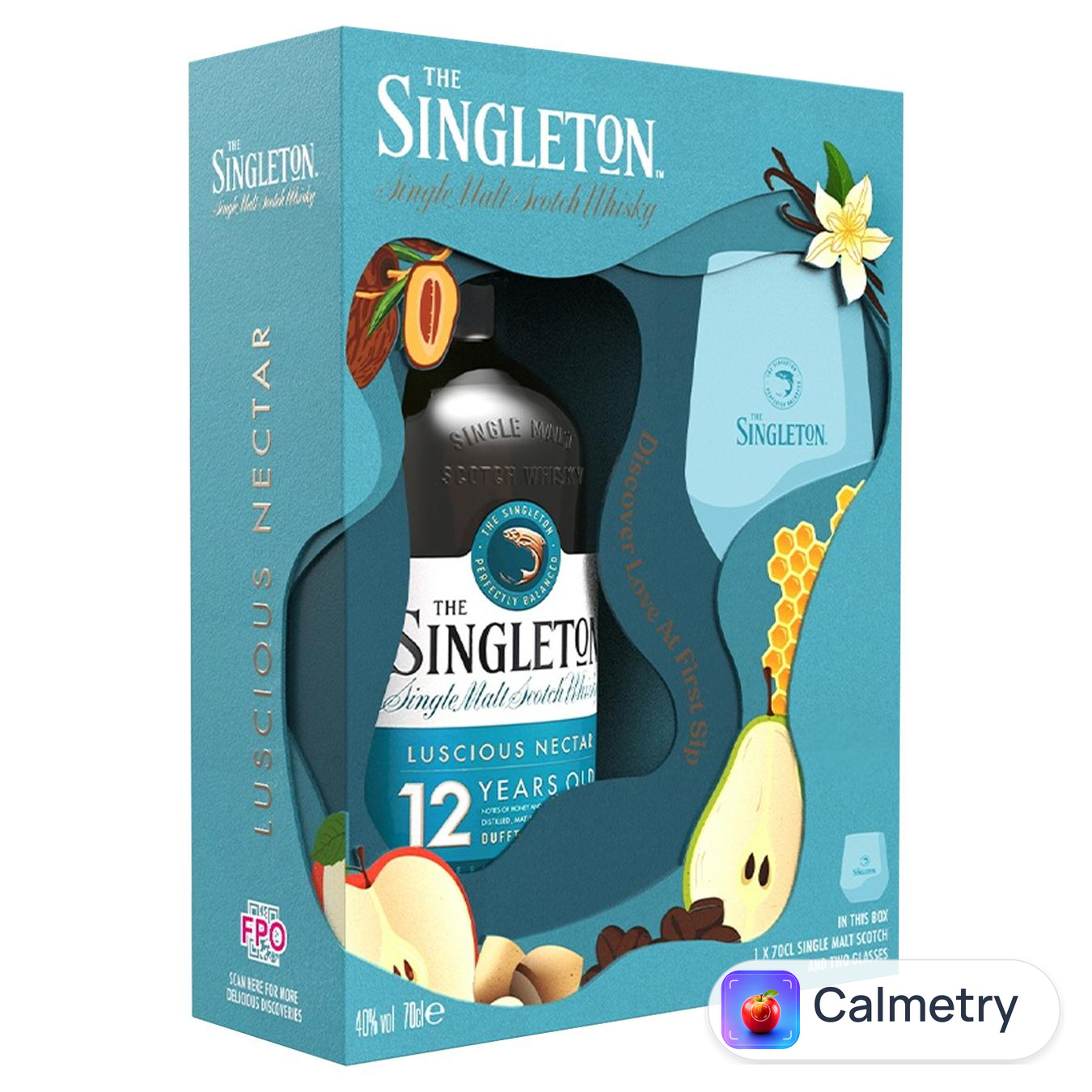 Віскі Singleton of Dufftown 12 років 40% 0,7л + 2 стакани