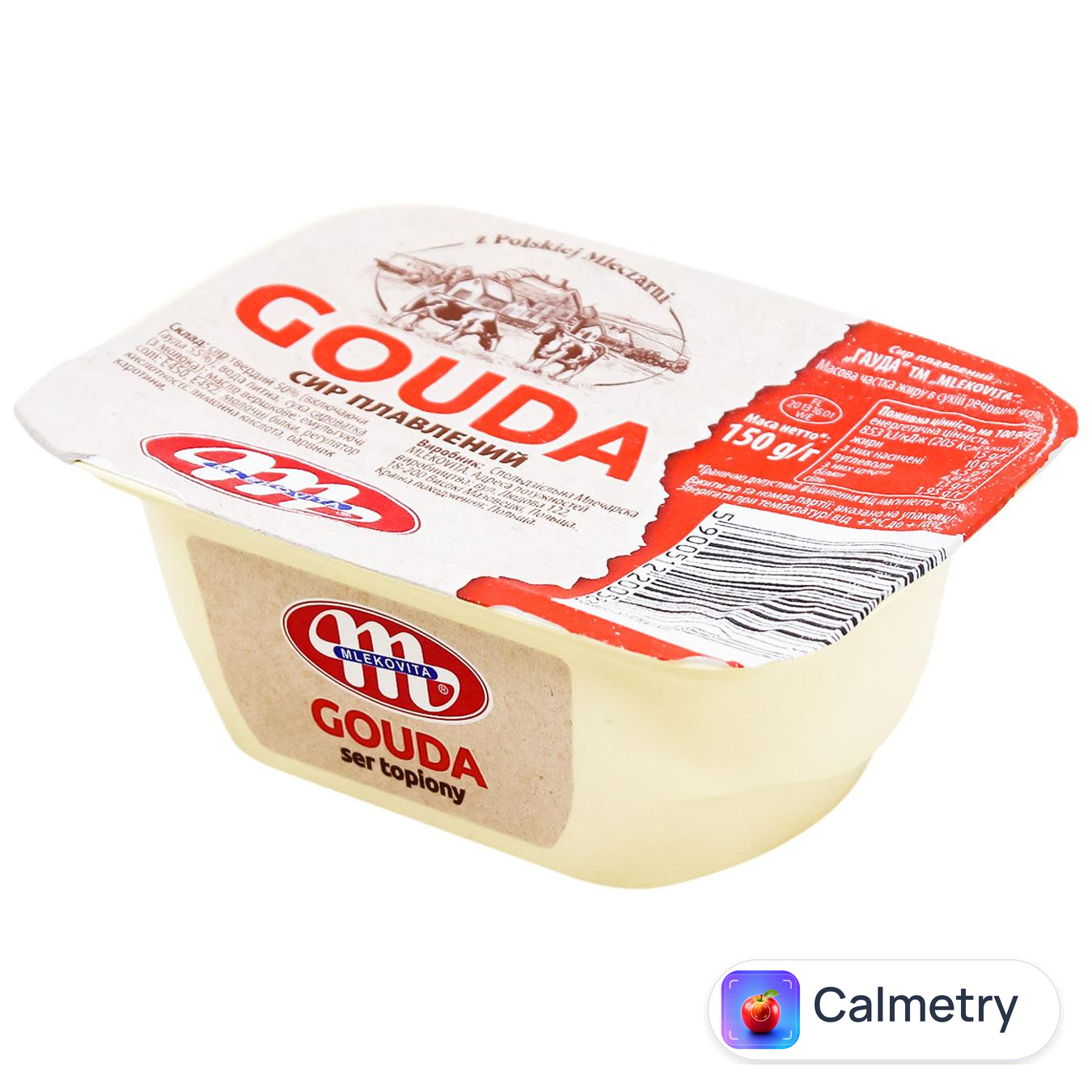 Сир плавлений Mlekovita Гауда 60% 150г