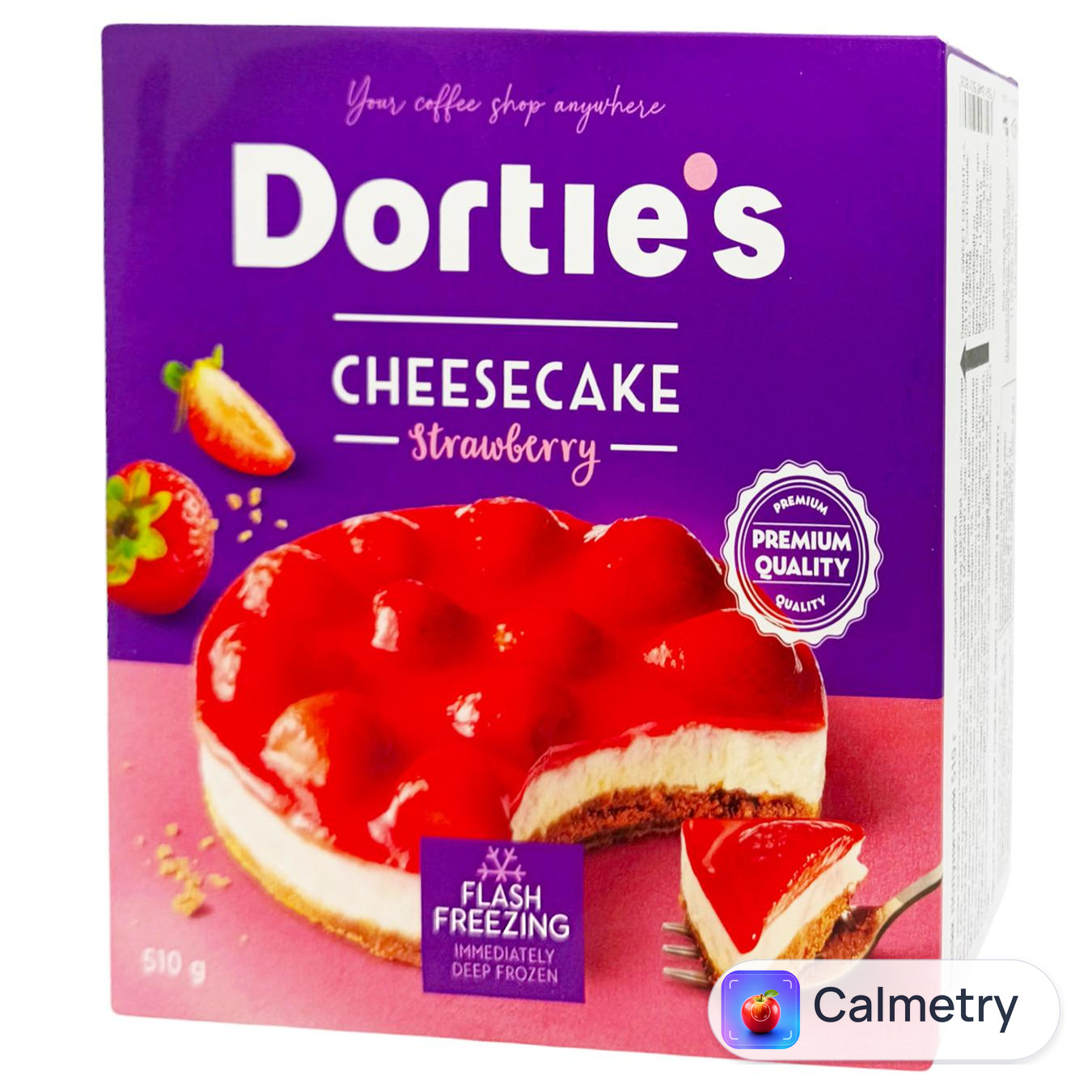 Чізкейк Dorties полуничний 510г