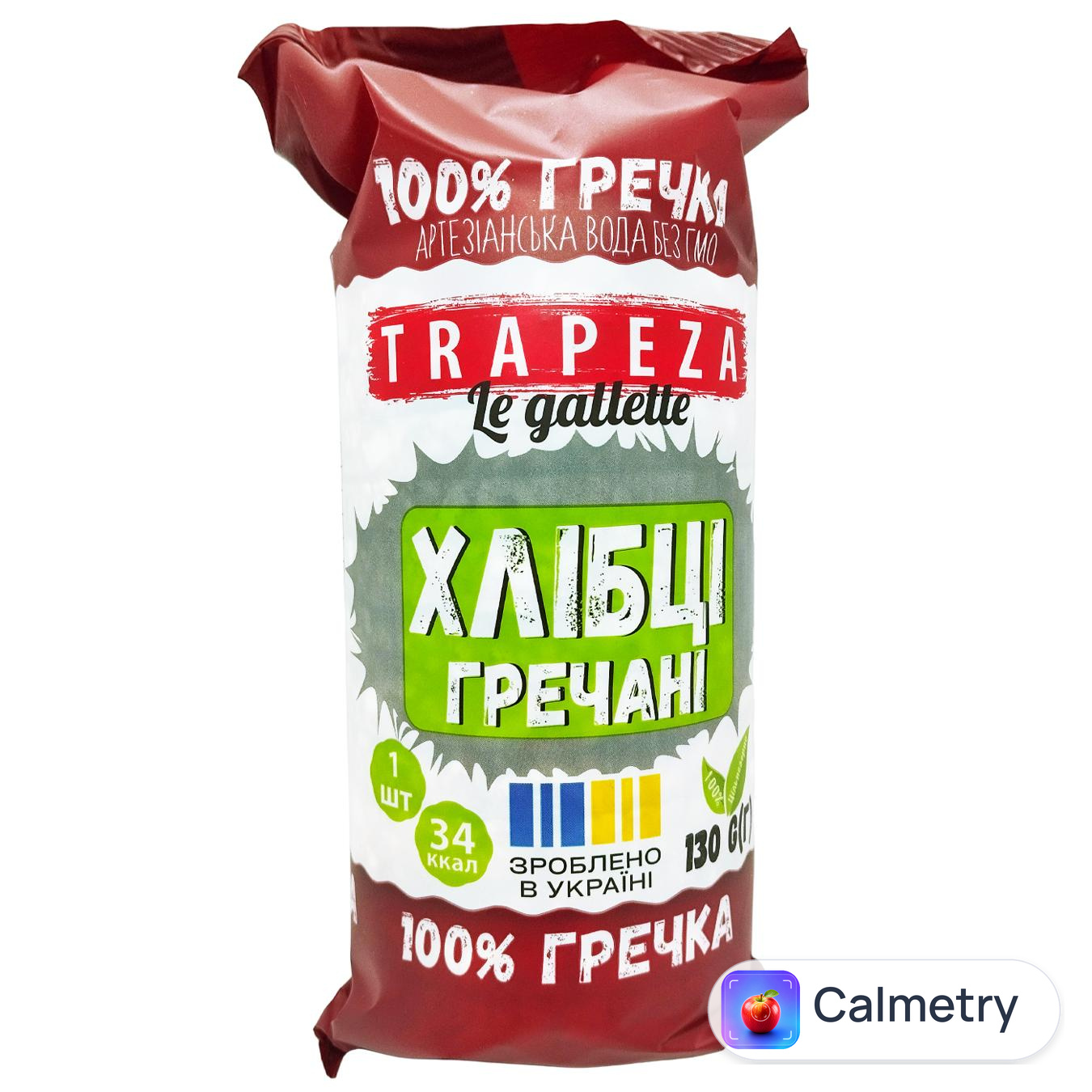 Хлібціі Trapeza Гречані 130г — фото продукту