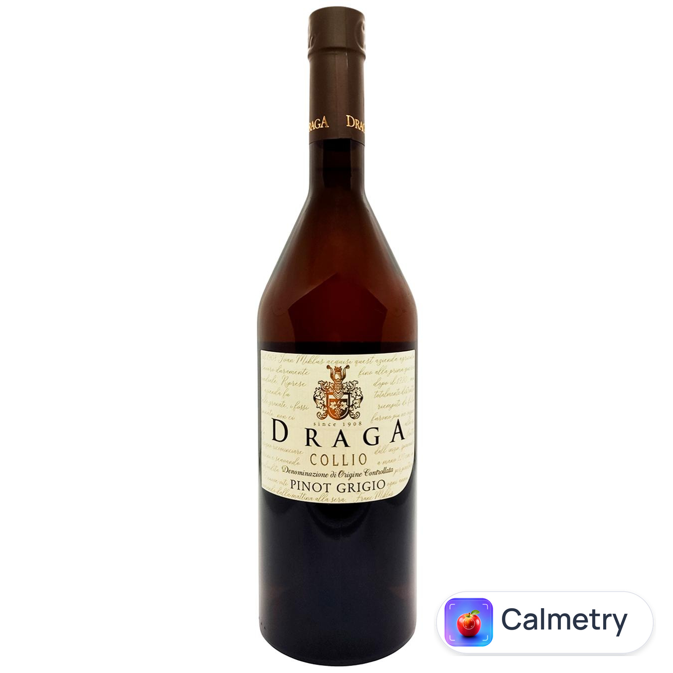 Вино Draga Pinot Grigio біле сухе 14,5% 0,75л