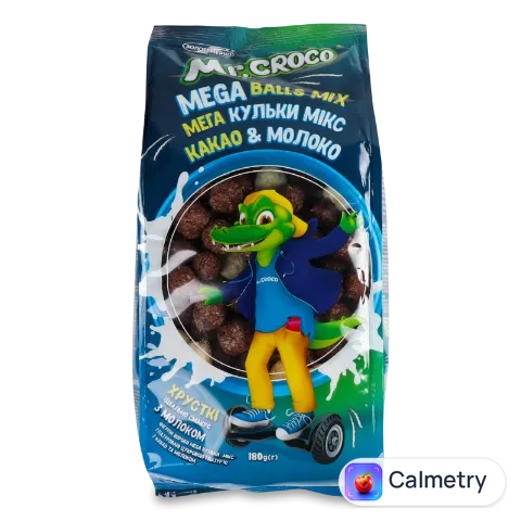 Кульки Mr.Croco Mega мікс з какао і молоком