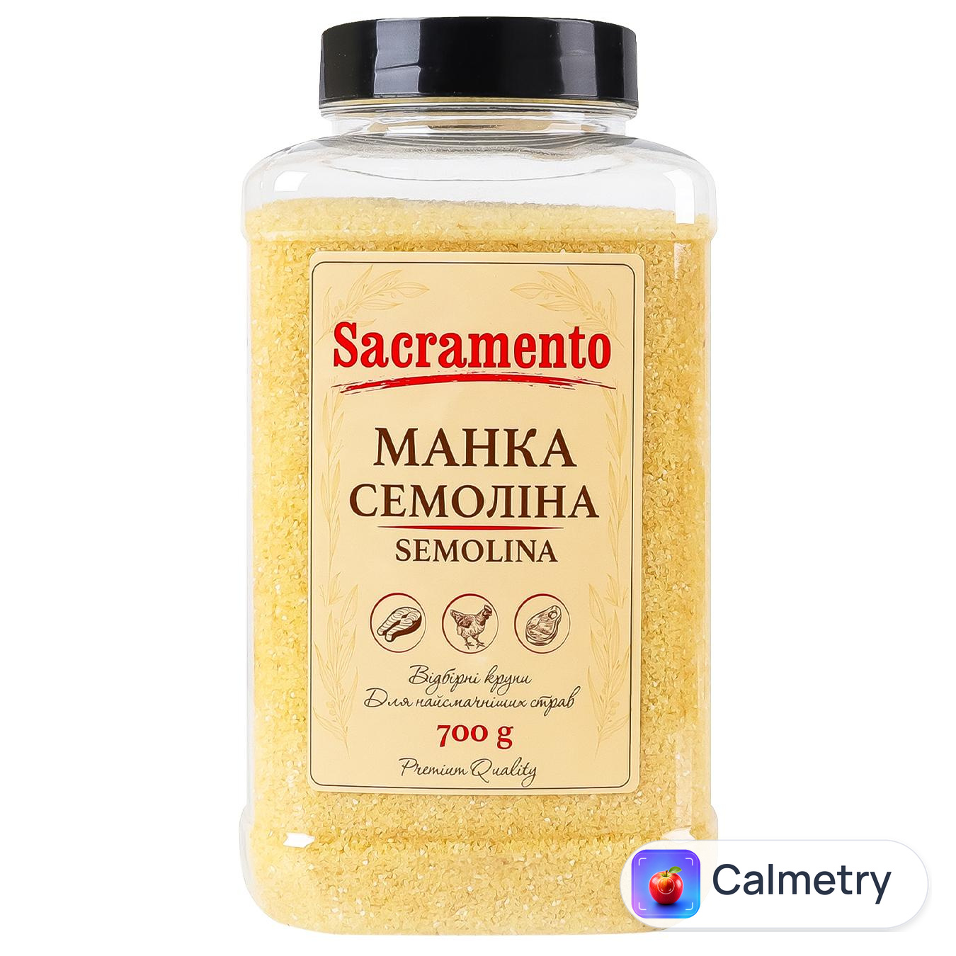 Крупа Sacramento Манна Семоліна 700г