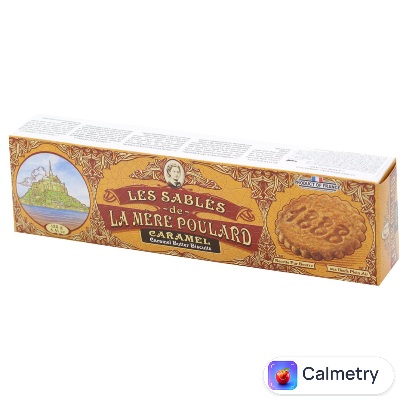 Печиво La Mere Poulard пісочне вершкове-карамельне 125г