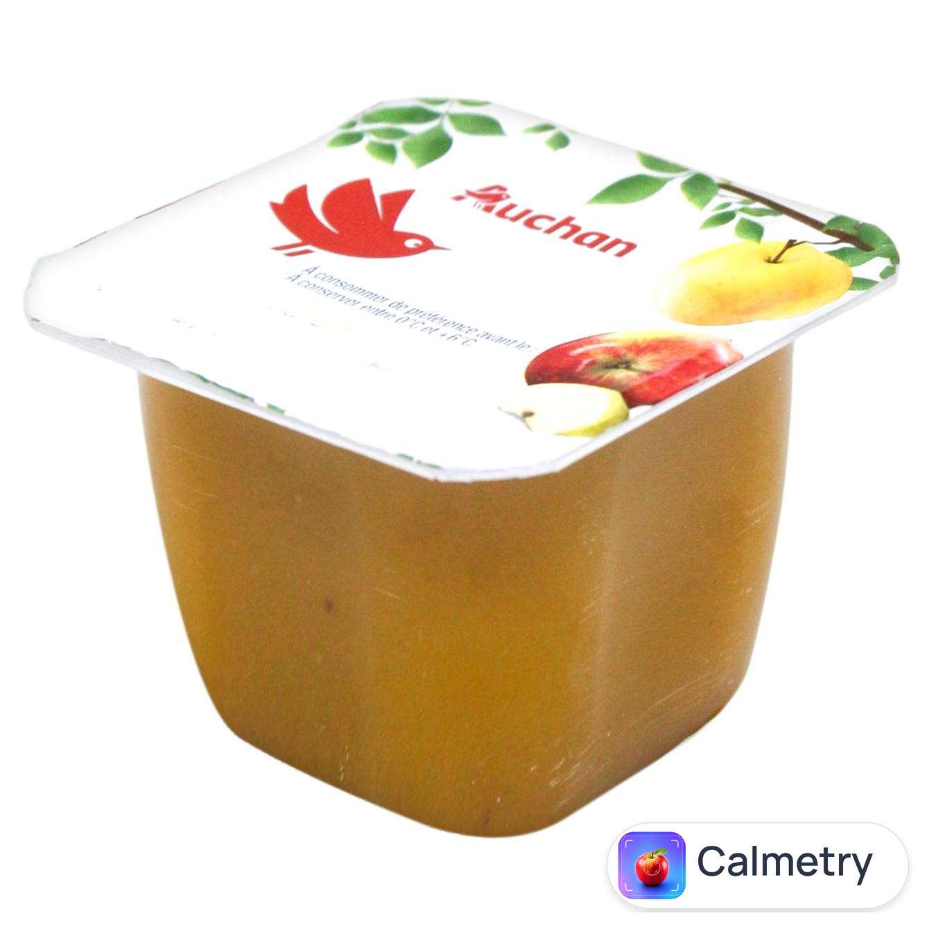 Пюре Auchan фруктове яблуко-манго без цукру 100г