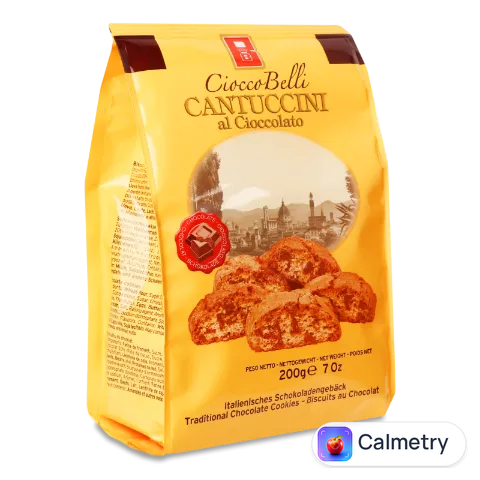 Кантучіні Biscottificio Belli Cioccobelli шоколад