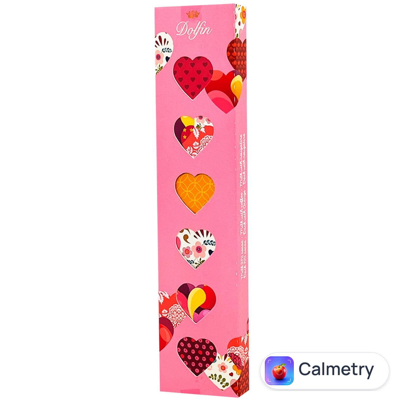 Цукерки Dolfin Love шоколадні асорті 81г