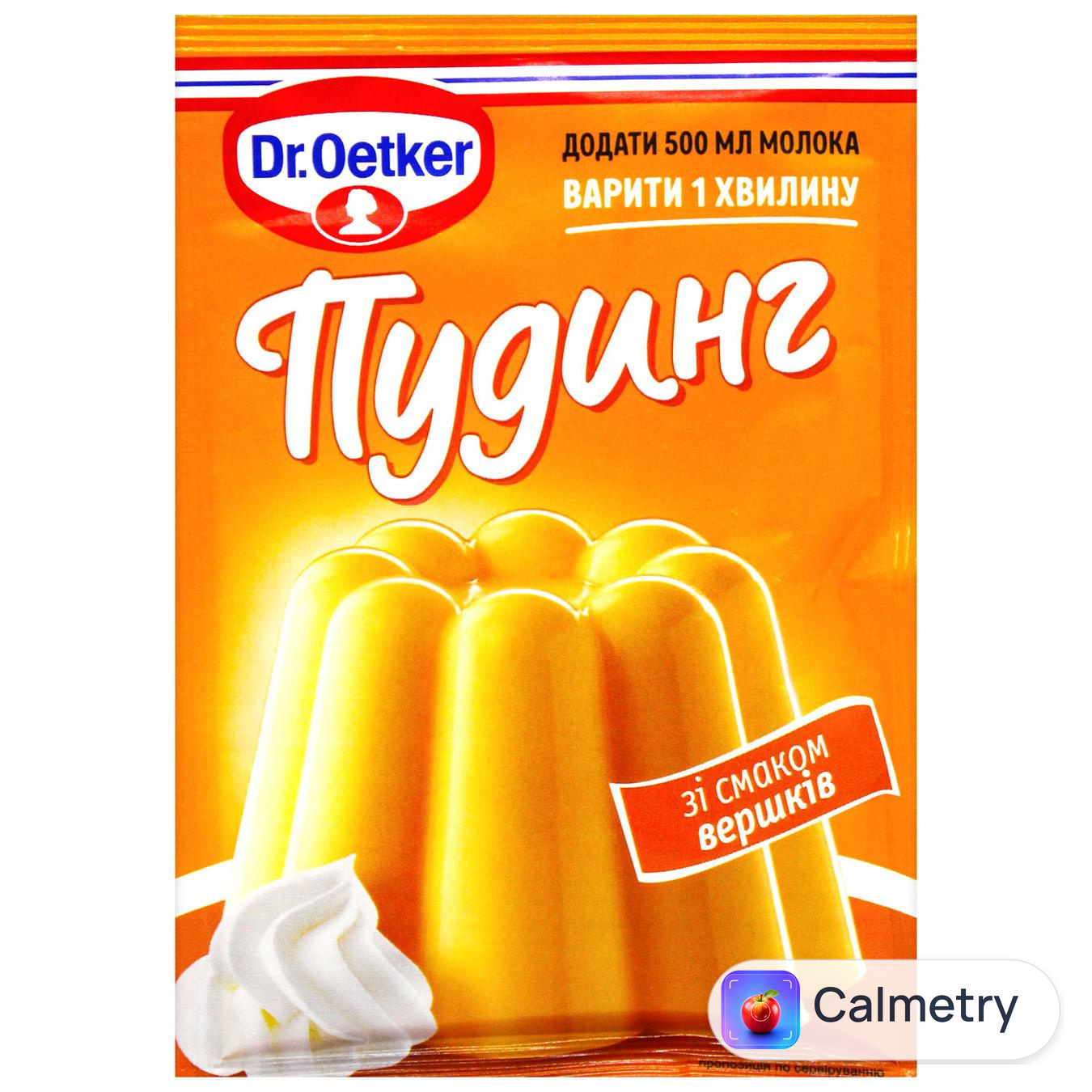 Пудинг Dr.Oetker зі смаком вершків 40г — фото продукту