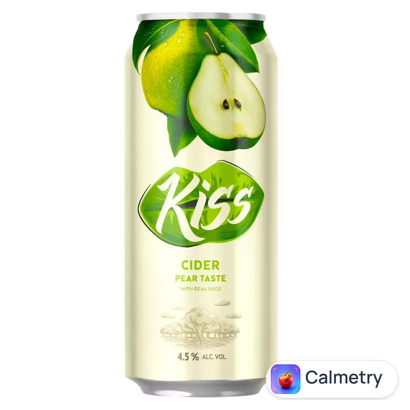 Сидр Kiss зі смаком груші 4,5% 0,5л — фото продукту