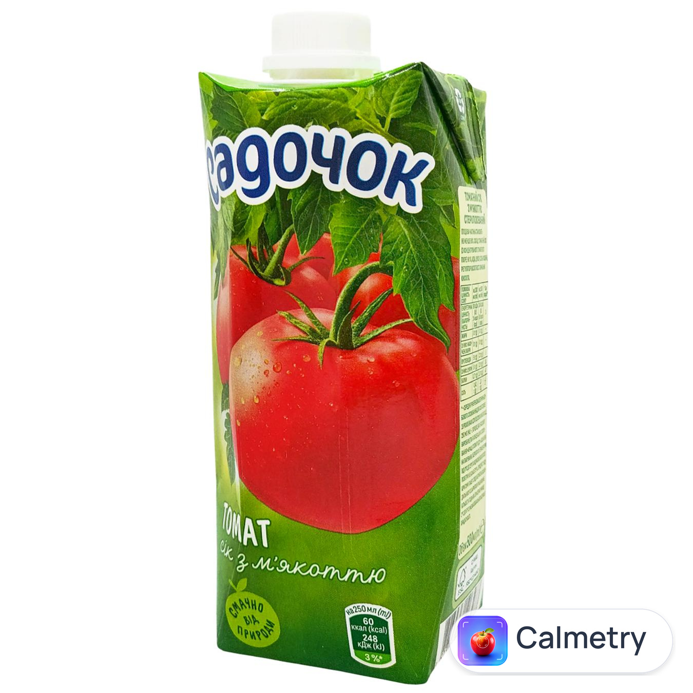Сік Садочок томатний з сіллю 0,5л
