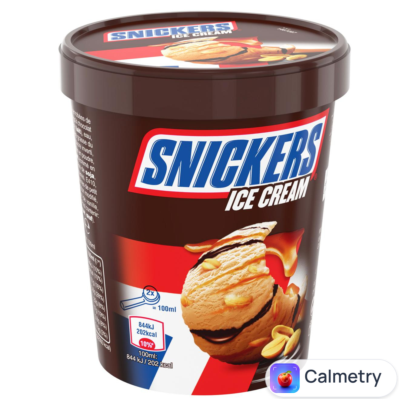 Морозиво Snickers 335г — фото продукту