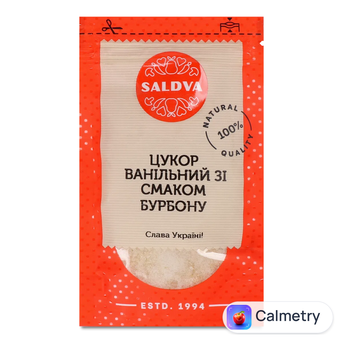 Цукор ванільний Saldva зі смаком бурбону 40г