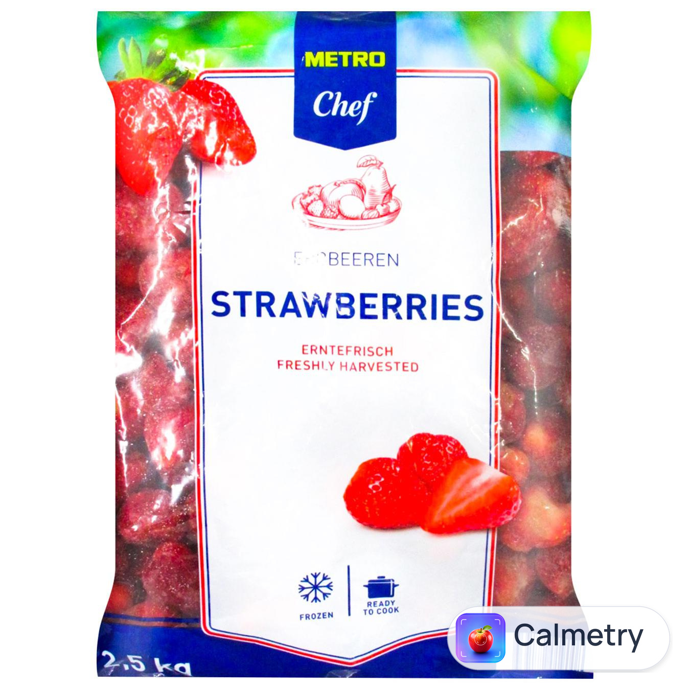 Полуниця Metro Chef заморожена 2,5кг