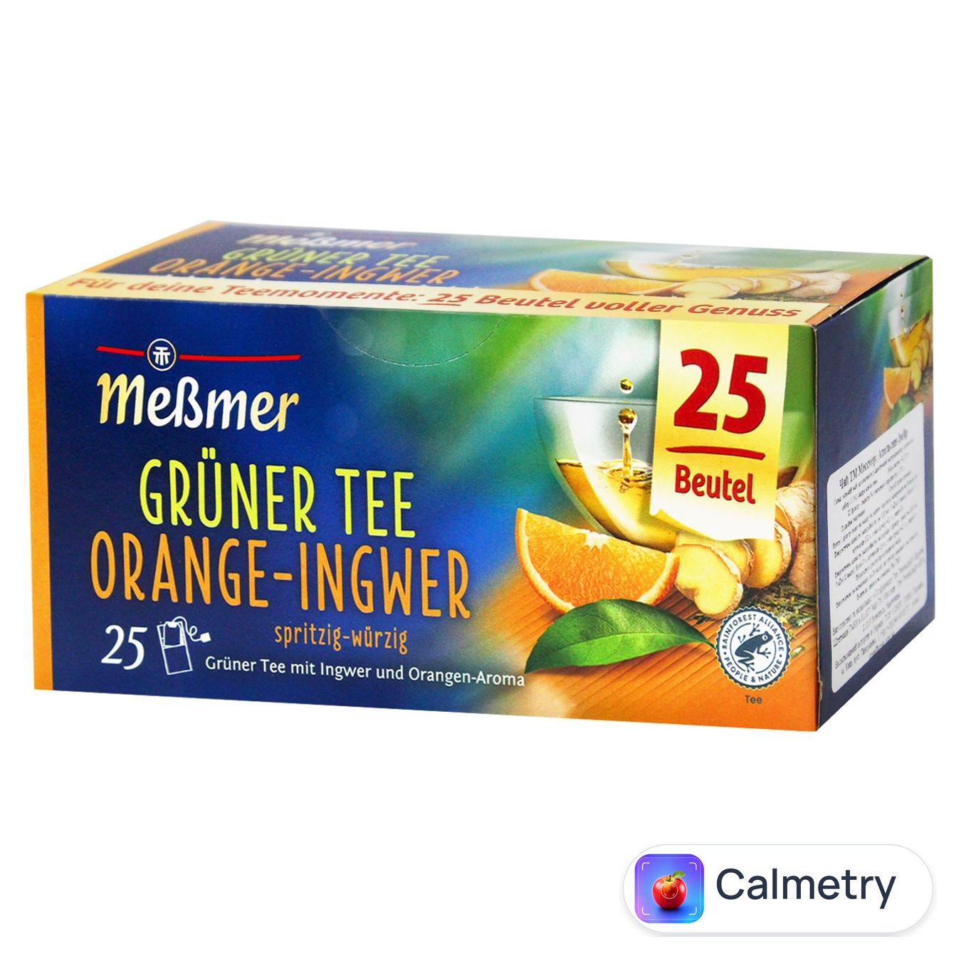 Чай зелений Messmer апельсин-імбир 1,75г*25шт
